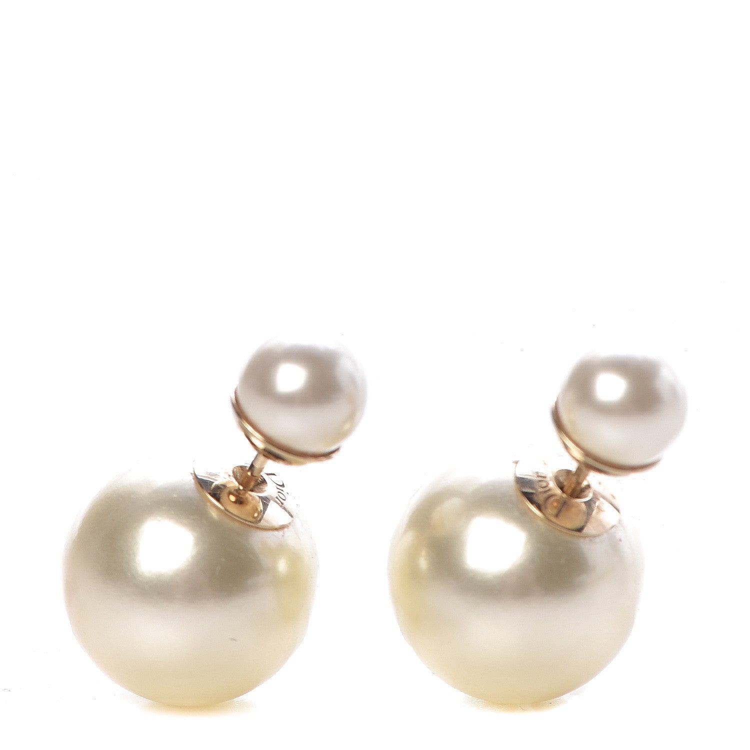 Christian Dior Pearl Mise En Dior Tribal Earrings 1 of 5