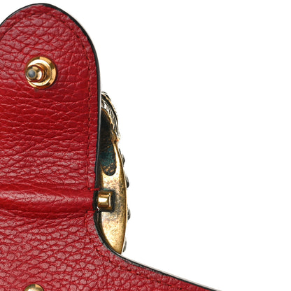 Gucci Dollar Calfskin Swarovski Crystal Small Dionysus Shoulder Bag Hibiscus Red 11 of 11