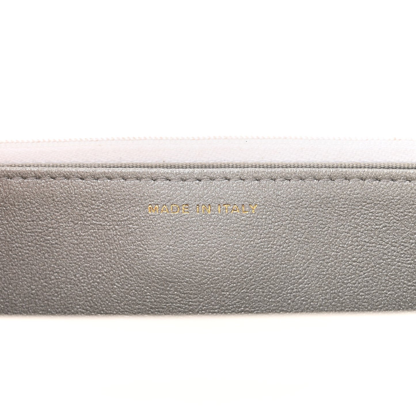 Shiny Calfskin Quilted Multicolor Top Handle Wallet On Chain WOC White