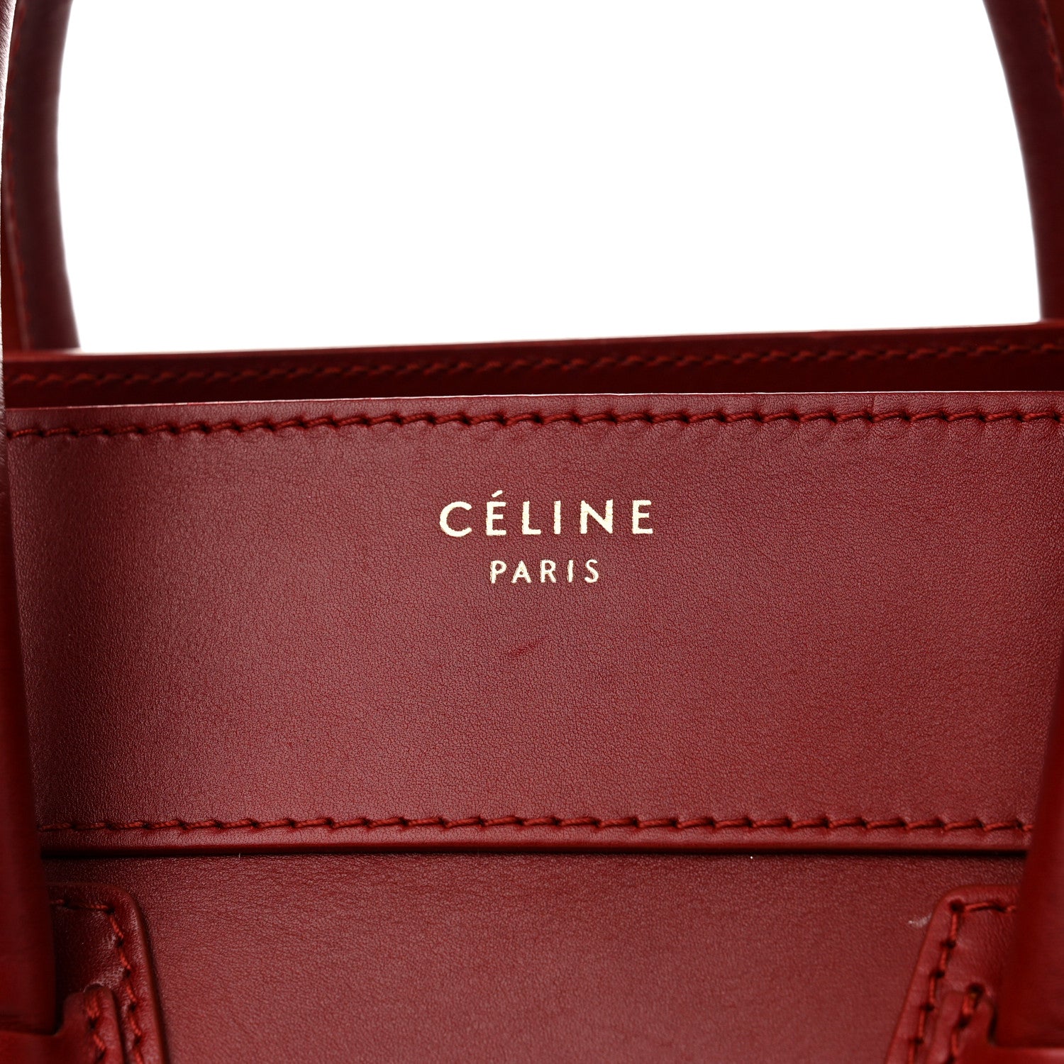 Celine Palmelato Mini Luggage Red 6 of 17
