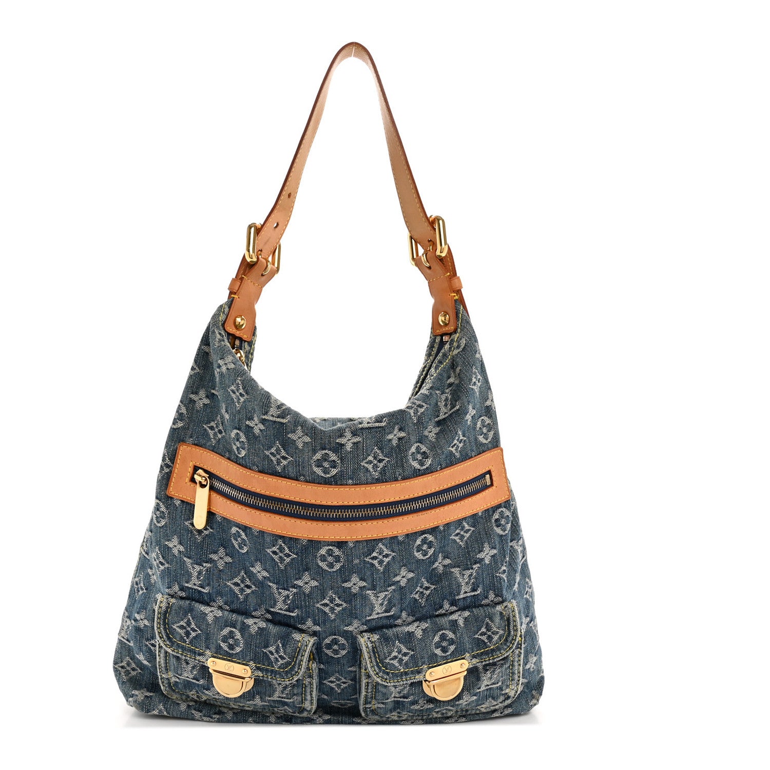 Louis Vuitton Denim Baggy GM Blue 1 of 13