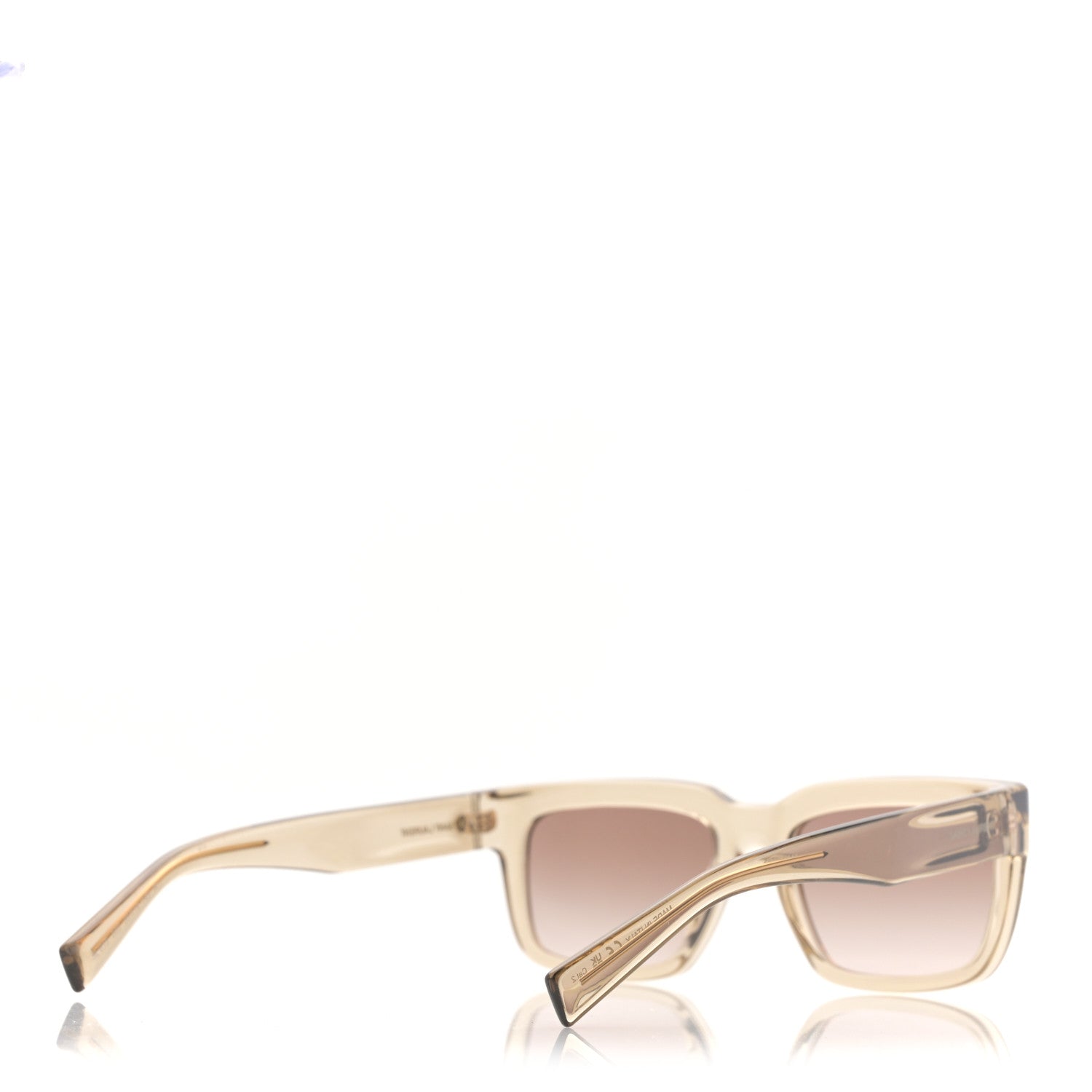 Saint Laurent Transparent Acetate Sunglasses SL 615 4 of 8