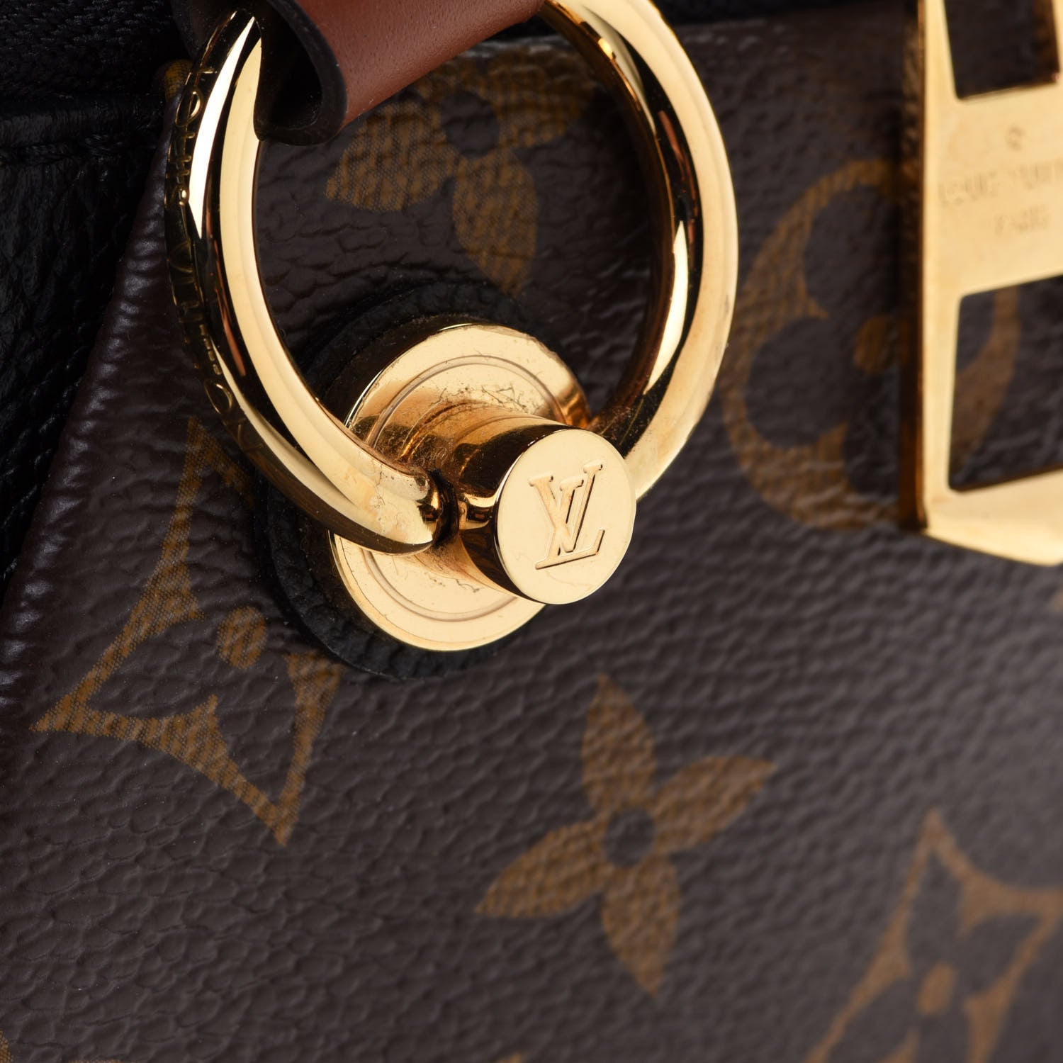 Louis Vuitton Monogram V Tote MM Black 8 of 12