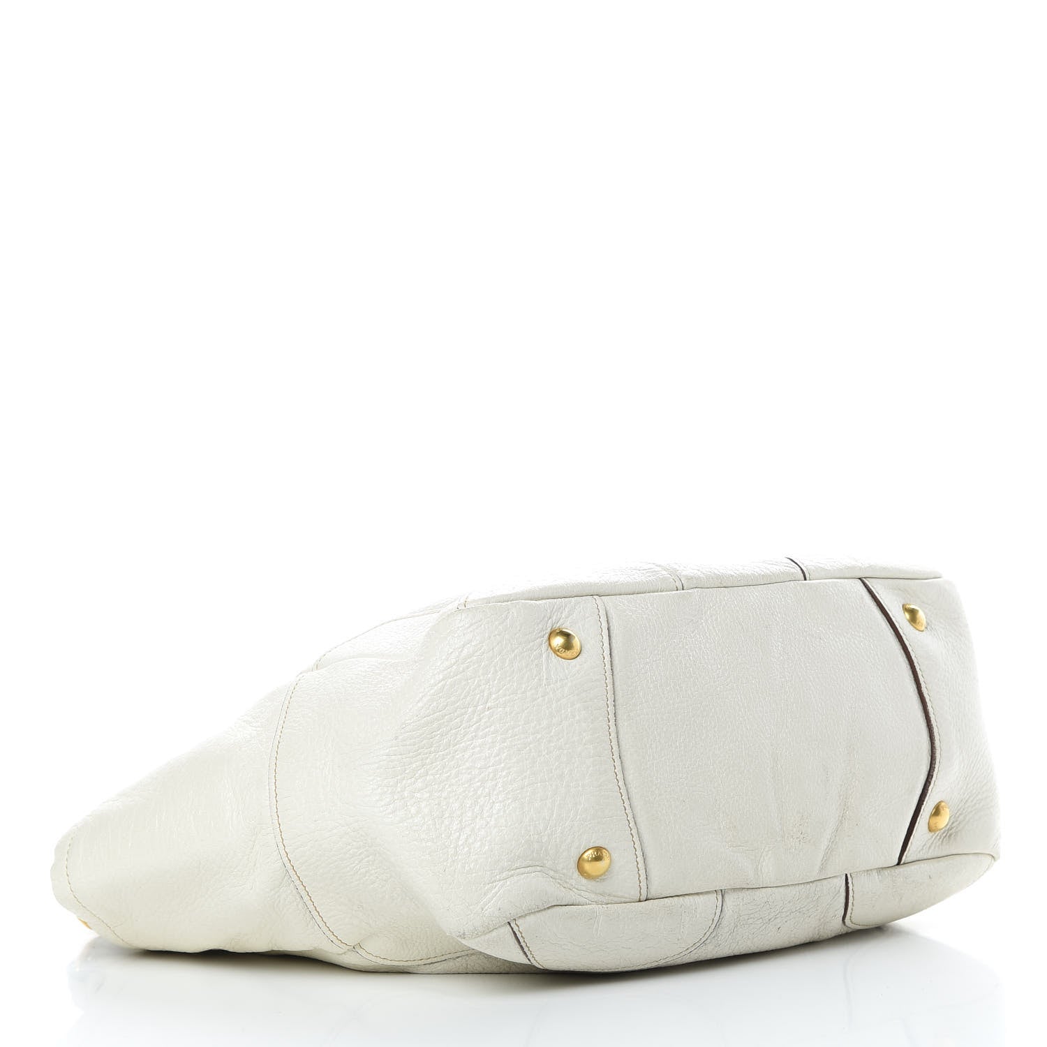 Prada Cervo Lux Chain Shoulder Bag Talco 4 of 20