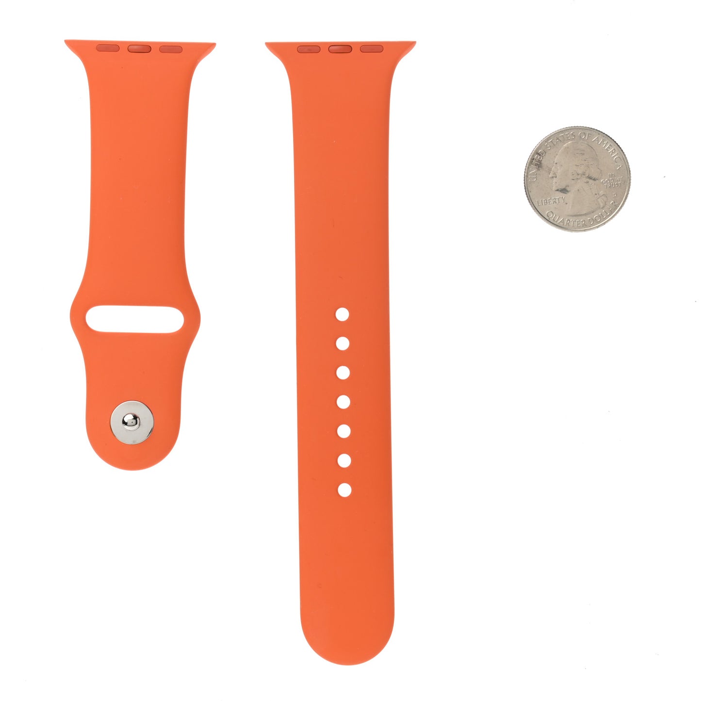 Silicone 45mm Apple Sports Watch Single Tour Band Orange