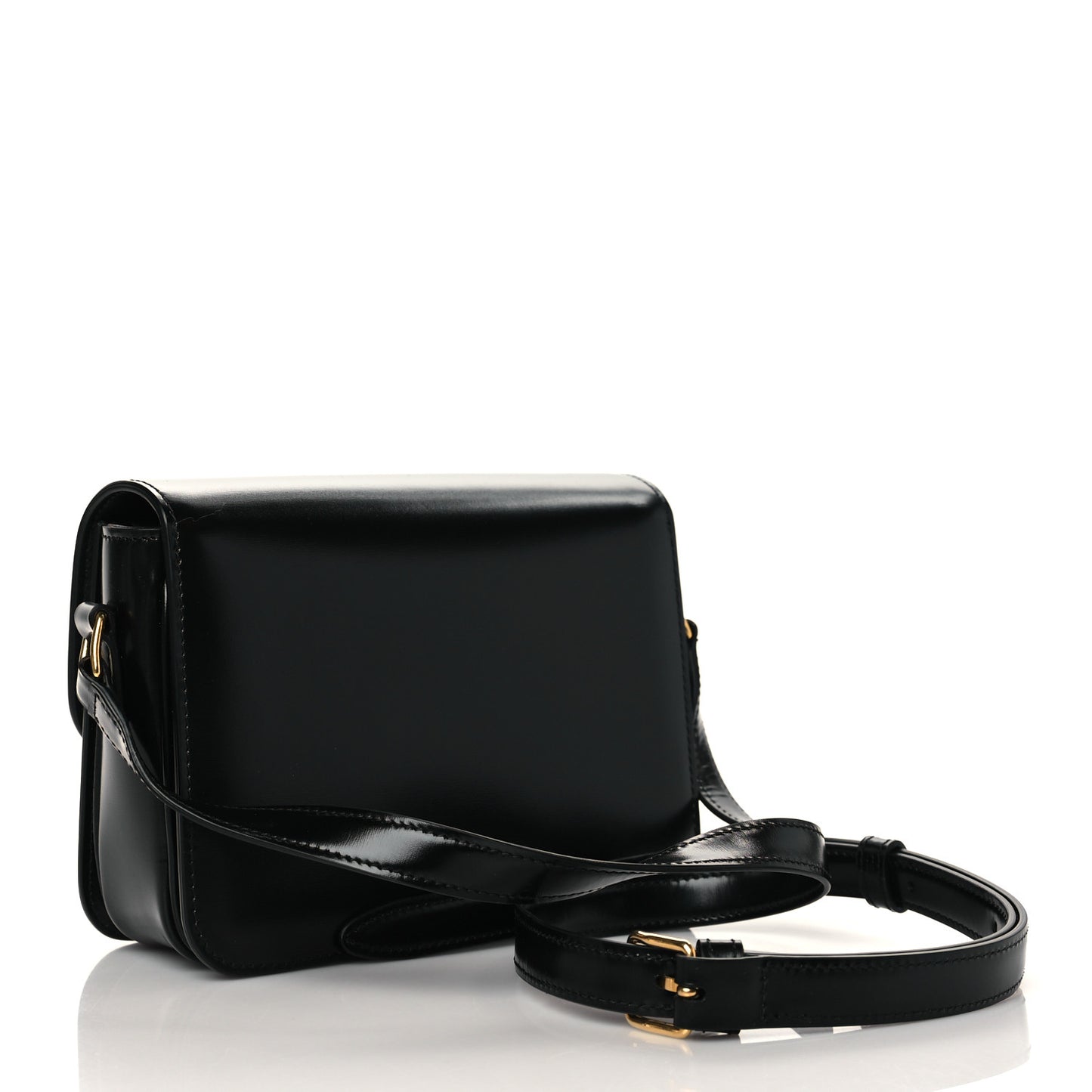 Shiny Calfskin Teen Triomphe Black