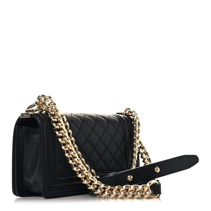 Chanel Caviar Quilted Small Boy Flap Black 3 of 11