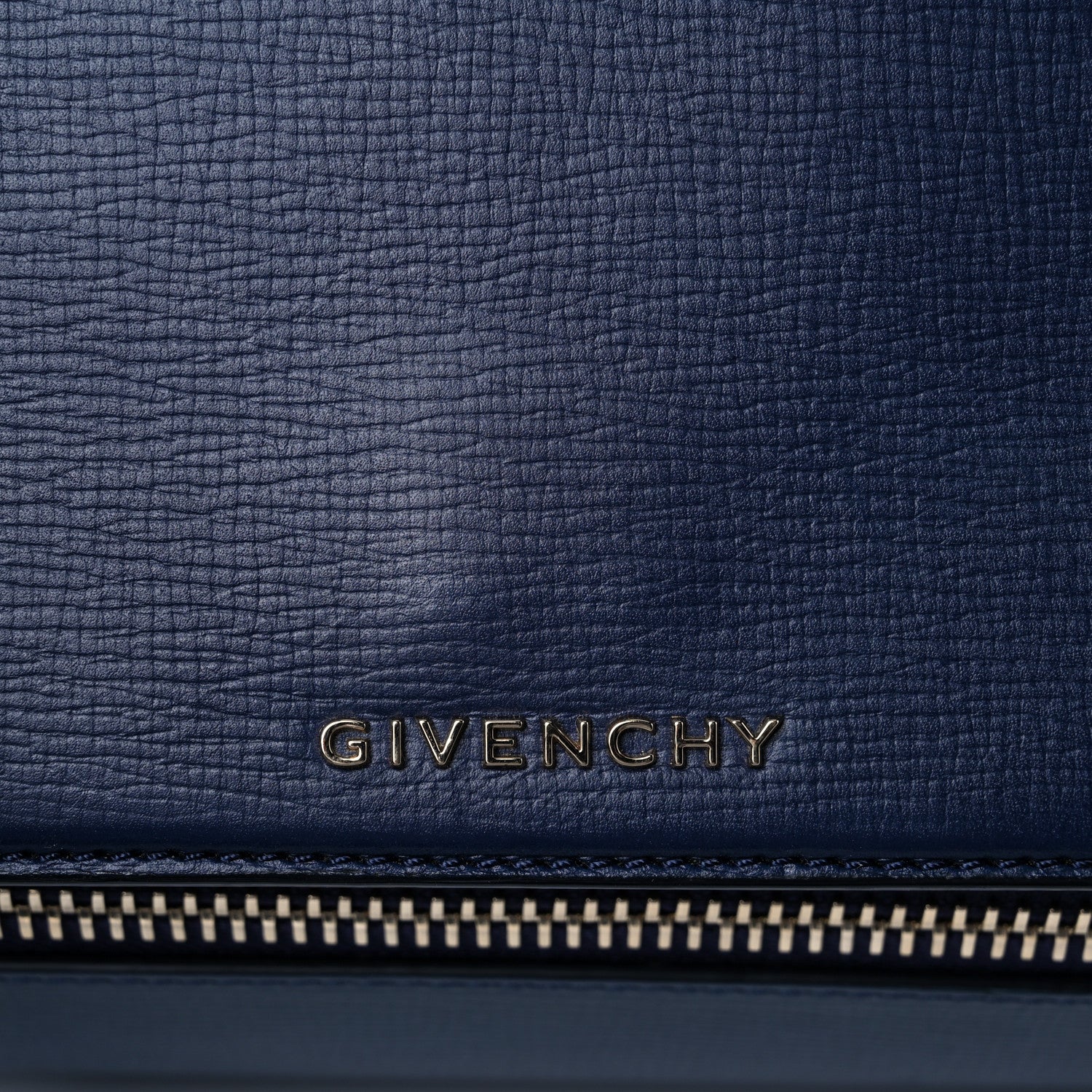 Givenchy Textured Calfskin Medium Pandora Box Crossbody Bag Navy 13 of 16