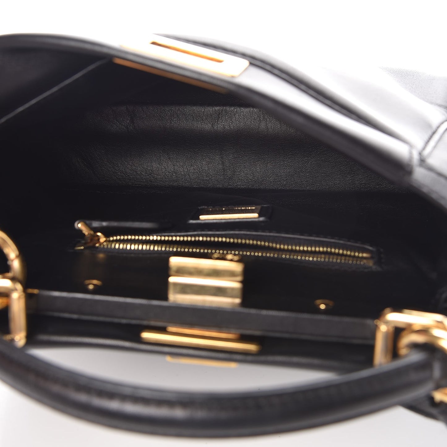 Nappa Mini Peekaboo Iconic Satchel Black