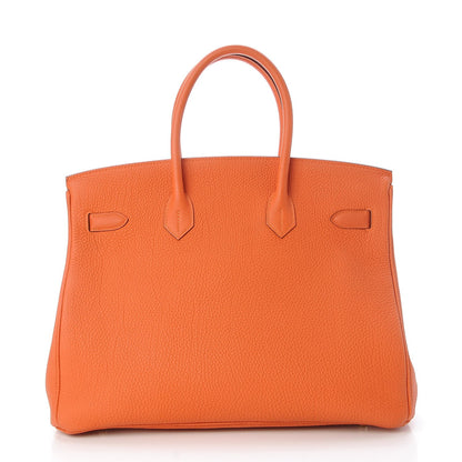 Hermes Togo Birkin 35 Orange 5 of 53