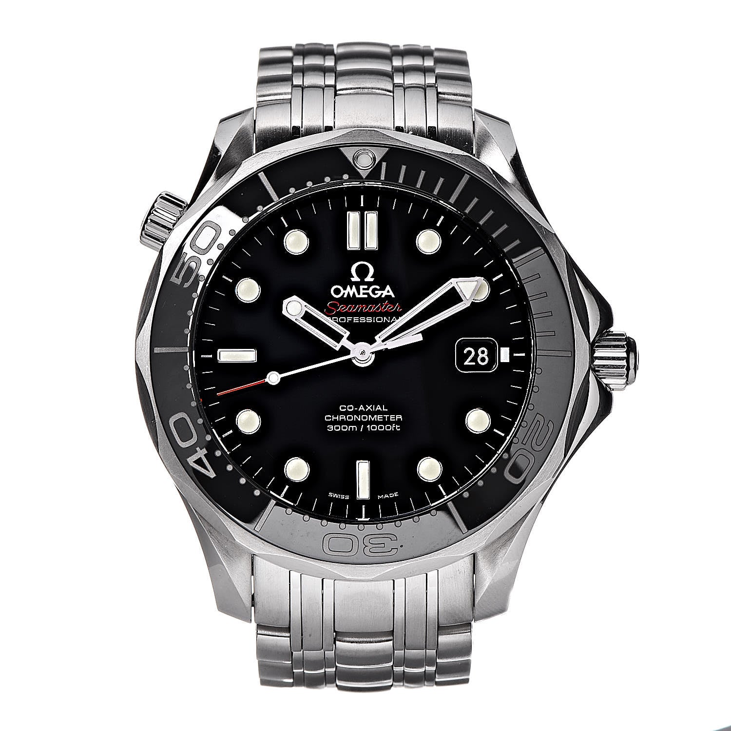 Omega Stainless Steel 41mm Seamaster Professional Co-Axial Diver Automatic Watch Black 212.30.41.20.01.003 1 of 6