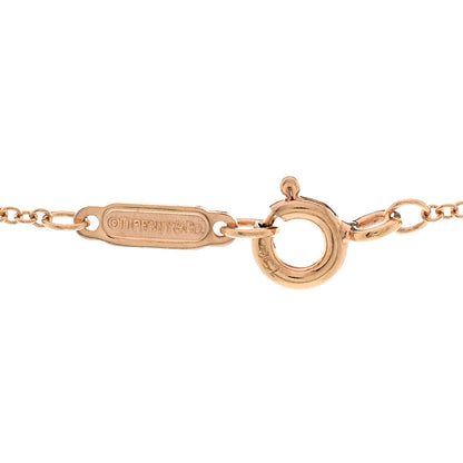Tiffany 18K Rose Gold Small Oval Key Pendant Necklace 4 of 4