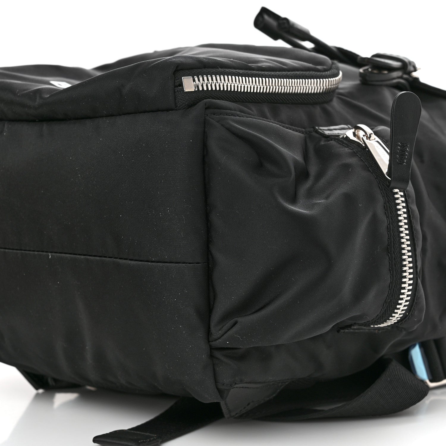 Burberry Nylon Logo Print Medium Rucksack Backpack Black 9 of 9