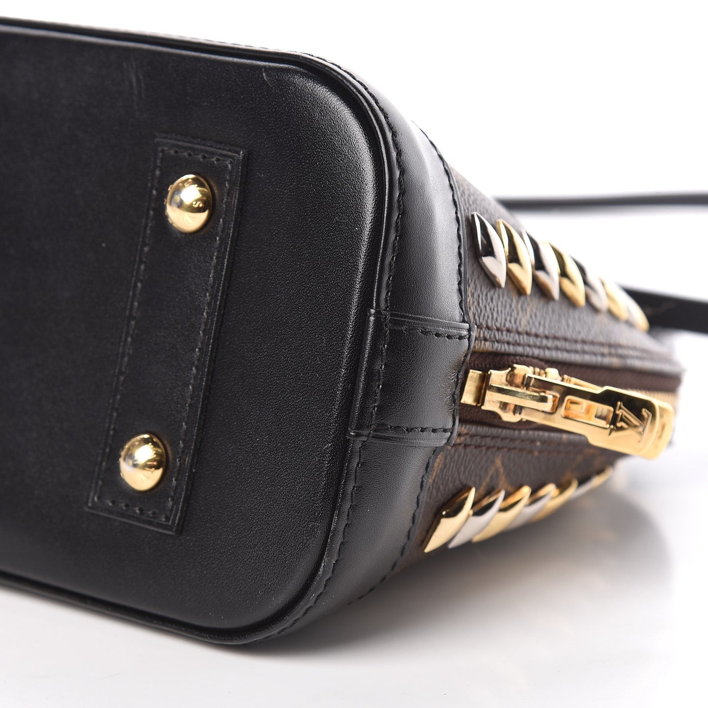 Monogram Macassar Studded Alma BB