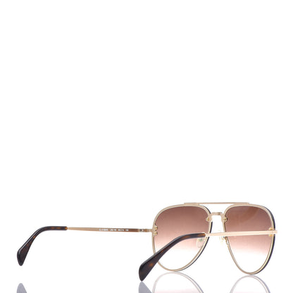 Celine Mirror Aviator Sunglasses CL 41392/S Gold Pink 4 of 6