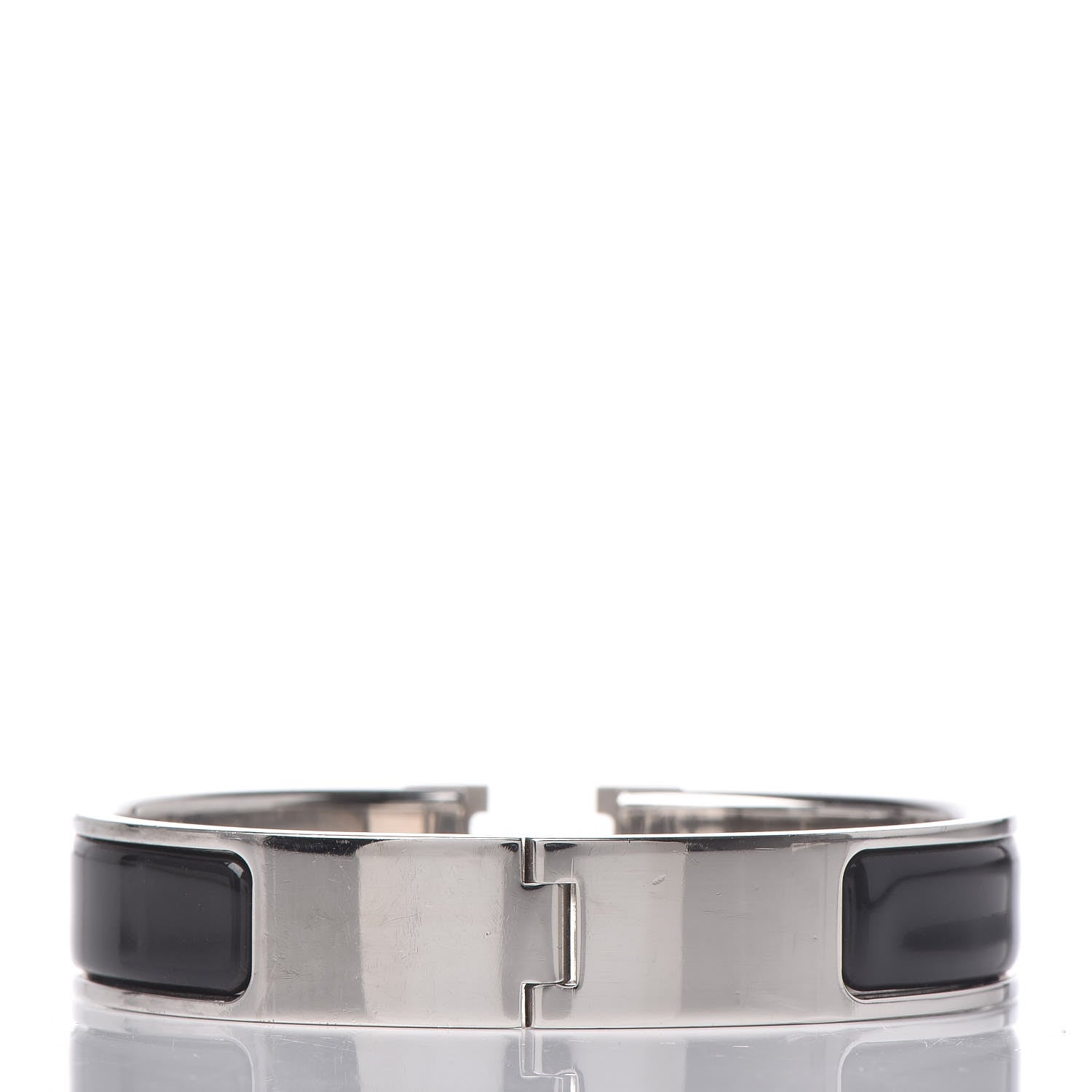 Hermes Enamel Narrow Clic Clac H Bracelet PM Black 3 of 6