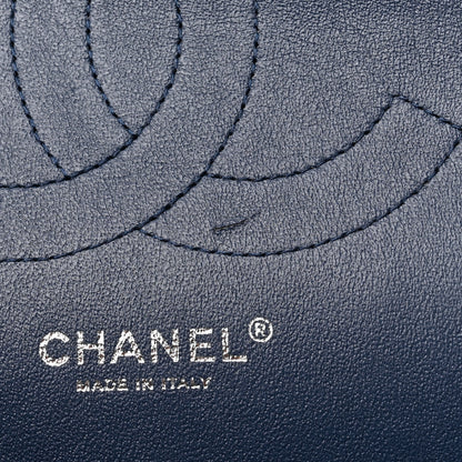 Chanel Patent Quilted Jumbo Double Flap Navy 10 of 11