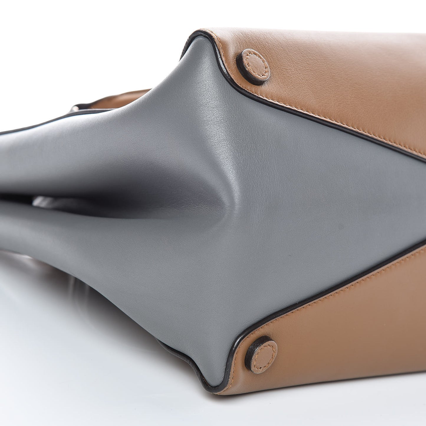 City Calf Small Double Handle Tote Canella Marmo