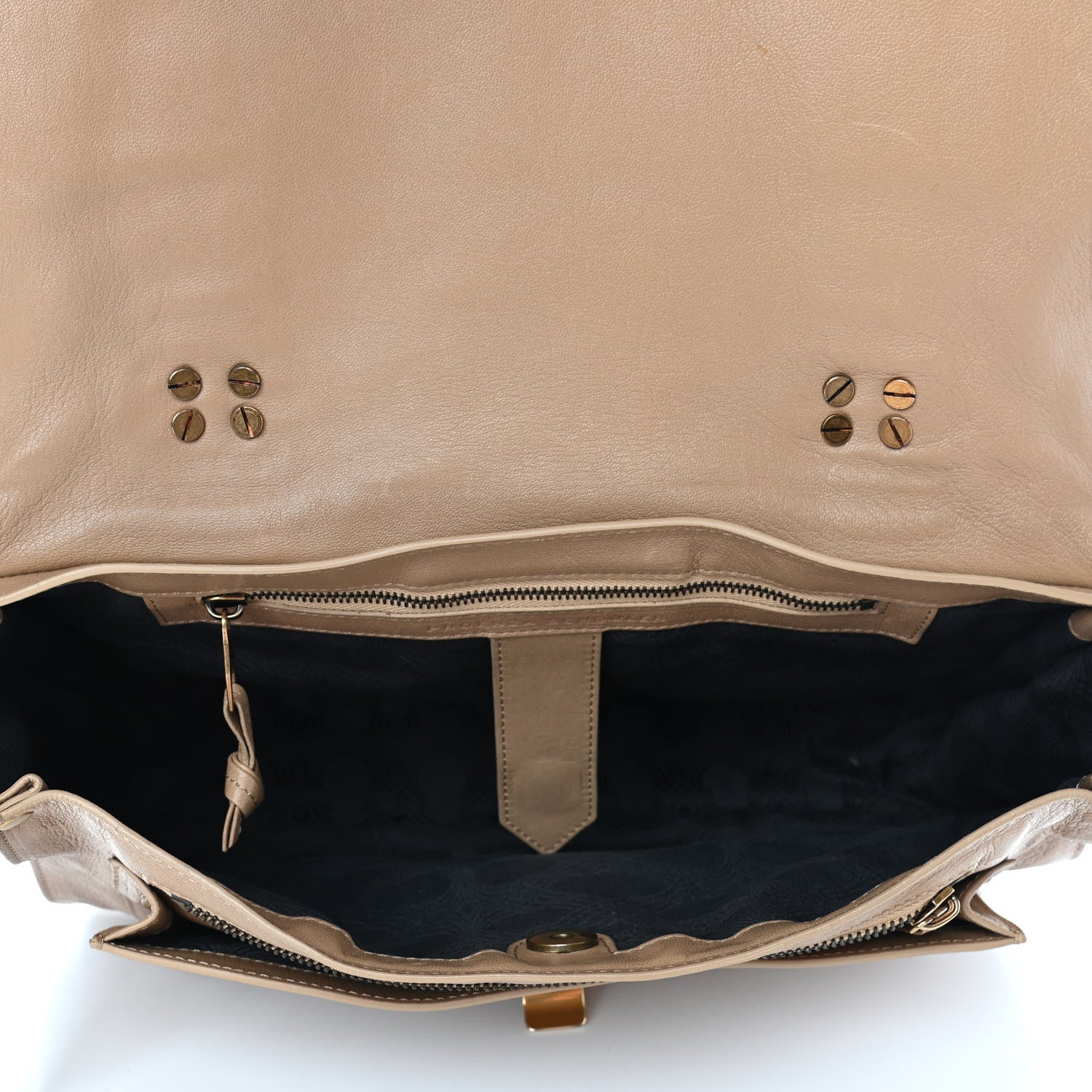 Proenza Schouler Lambskin PS1 Medium Satchel Stone 4 of 4