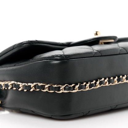 Chanel Lambskin Quilted Mini My Precious Flap Black 10 of 11