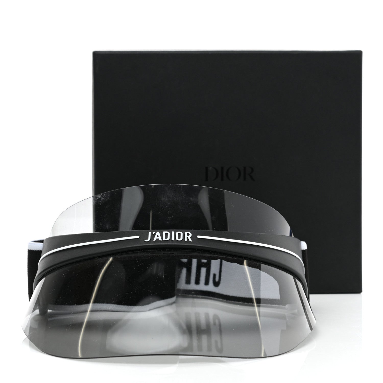 Christian Dior Mirrored DiorClub1 Sun Visor Black 8 of 8