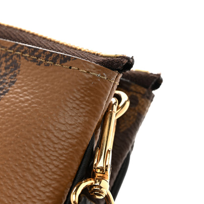 Louis Vuitton Reverse Monogram Giant Double Zip Pochette 11 of 14