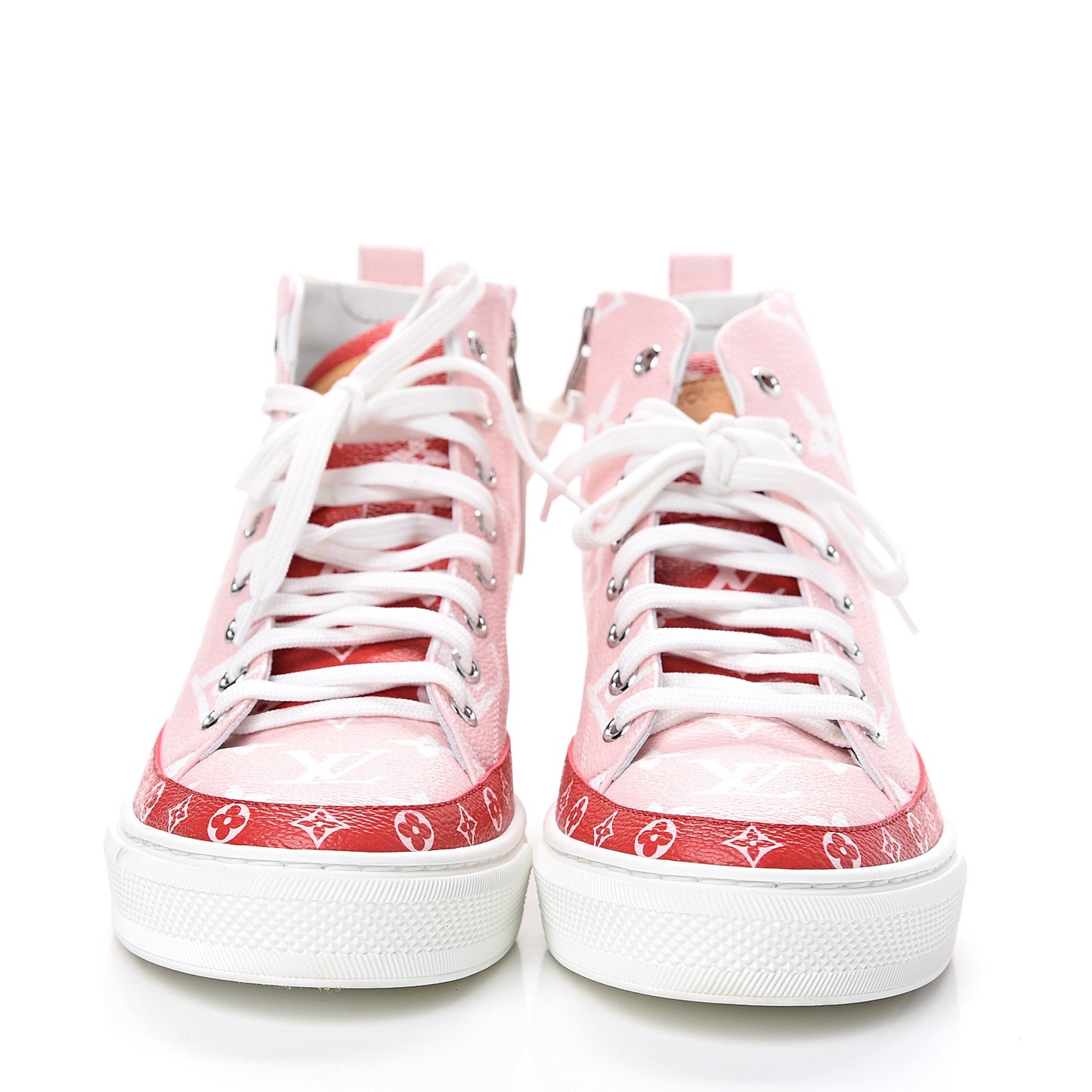 Monogram Giant Stellar Sneaker Boots 39 Rose Rouge