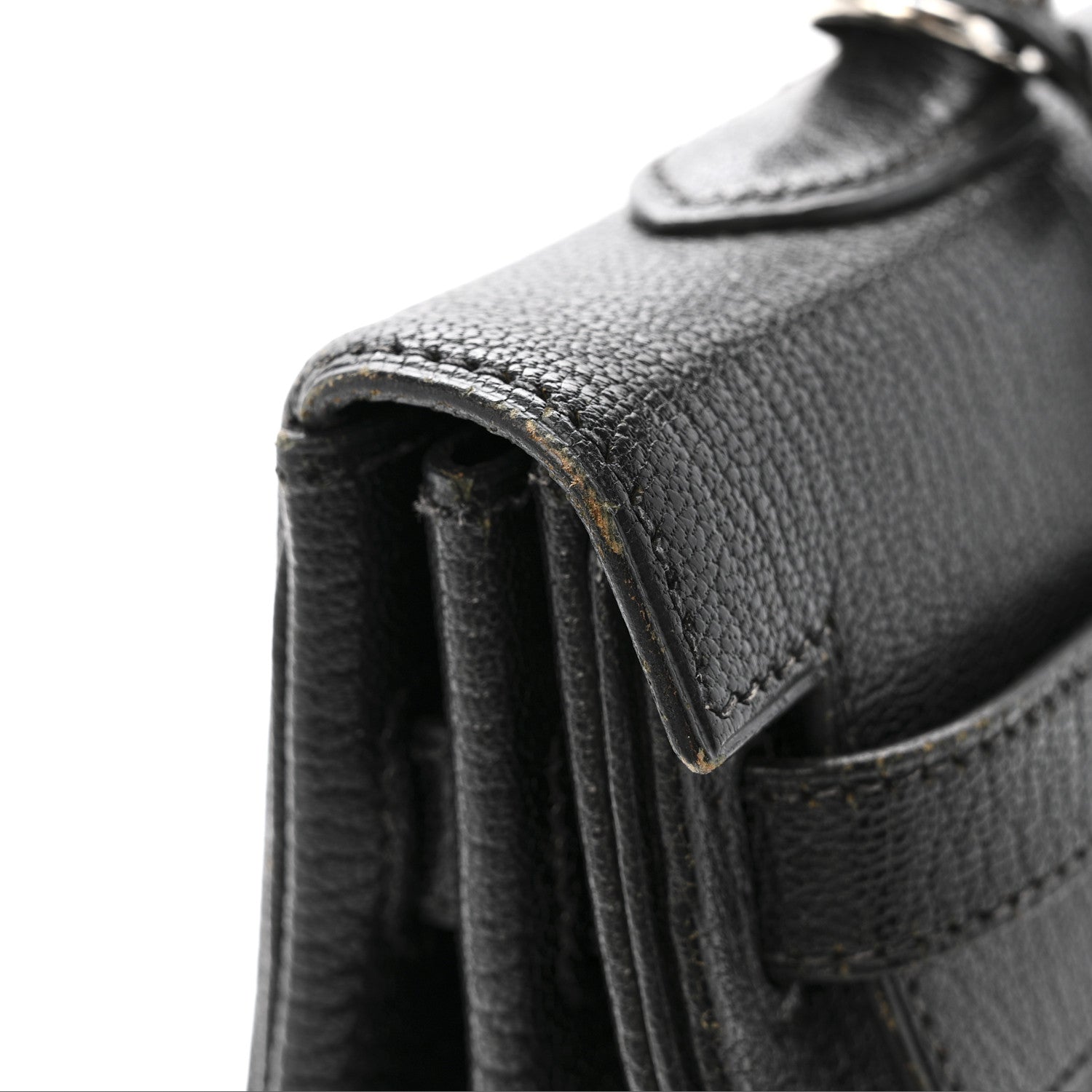 Hermes Chevre De Coromandel Kelly Retourne 35 Black 15 of 19