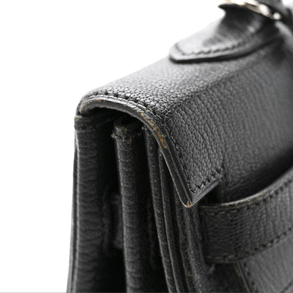 Hermes Chevre De Coromandel Kelly Retourne 35 Black 15 of 19
