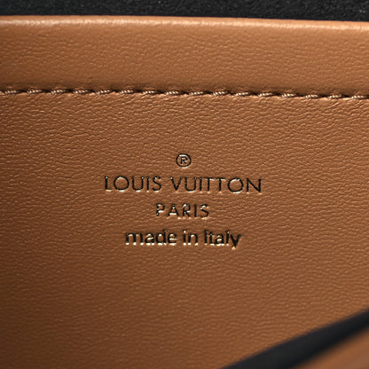 Louis Vuitton Lambskin Embossed Monogram Pochette Coussin Camel 6 of 7