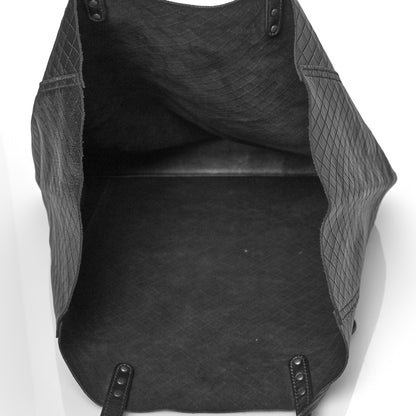 Bottega Veneta Calfskin Intrecciomirage Antique Tote Black 5 of 9