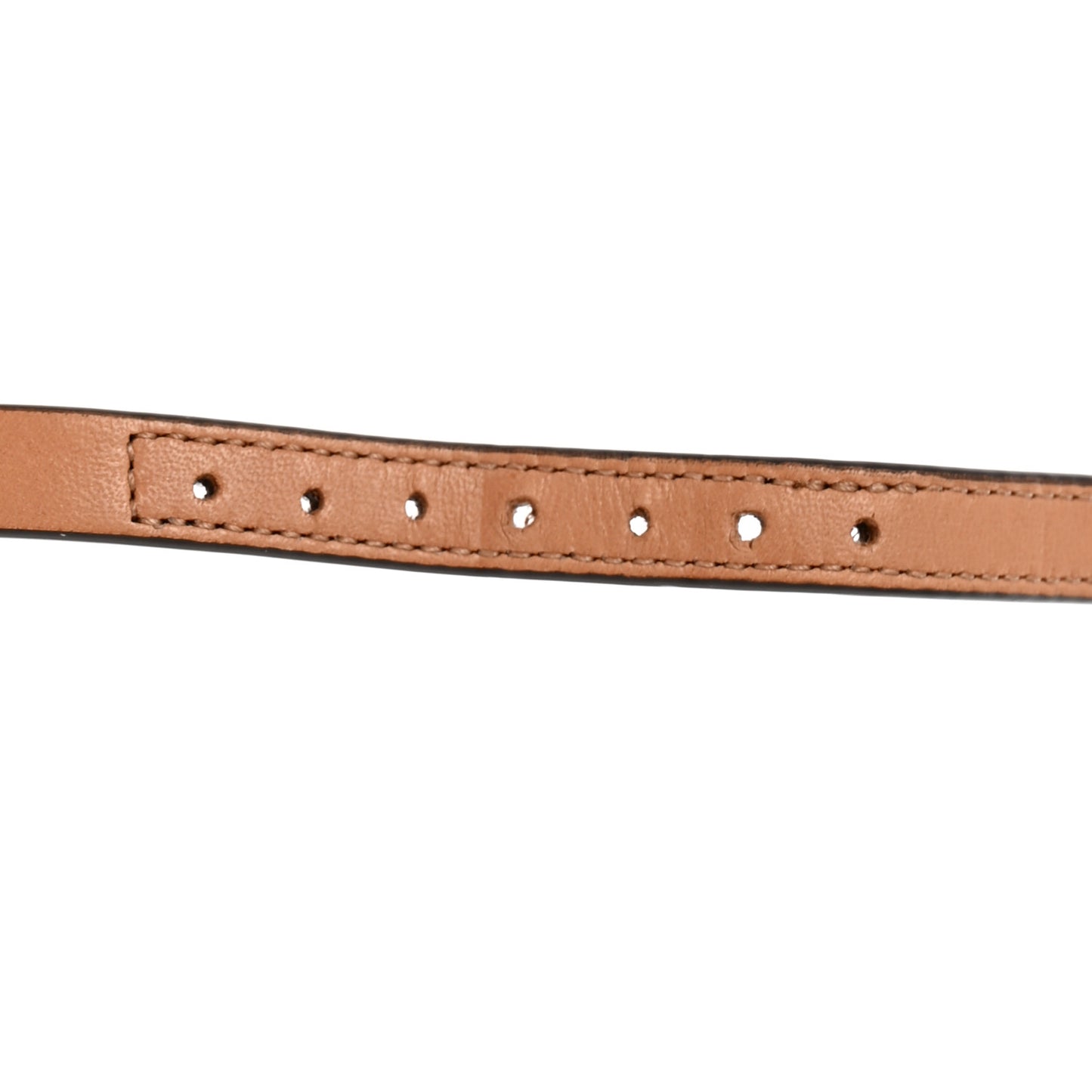 Calfskin Cassandra Monogram Sandals 35 Gold Brown