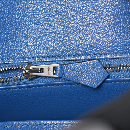 Hermes Togo Swift Officier Birkin 25 Vert Cypress Bleu Zellige 11 of 34