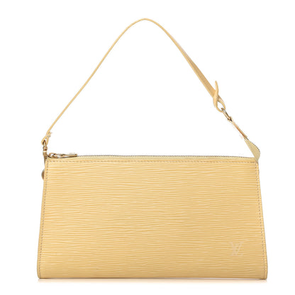 Louis Vuitton Epi Pochette Accessories 24 Vanilla 1 of 12