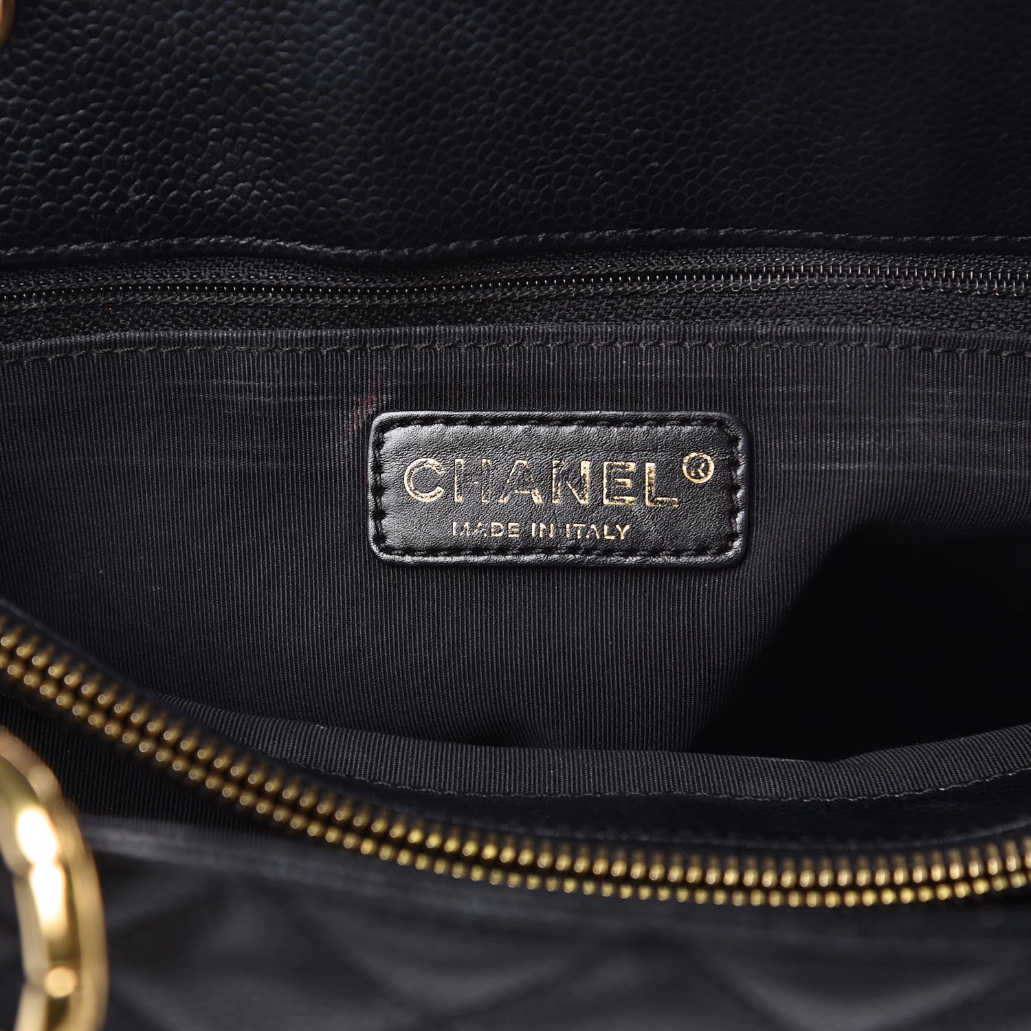 Chanel Caviar Quilted Grand Shopping Tote GST Black 6 of 16