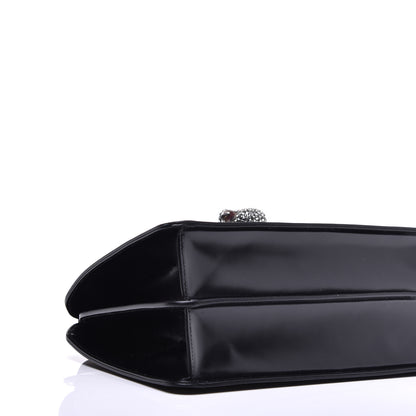 Gucci Calfskin Bamboo Medium Thiara Top Handle Bag Black 8 of 11