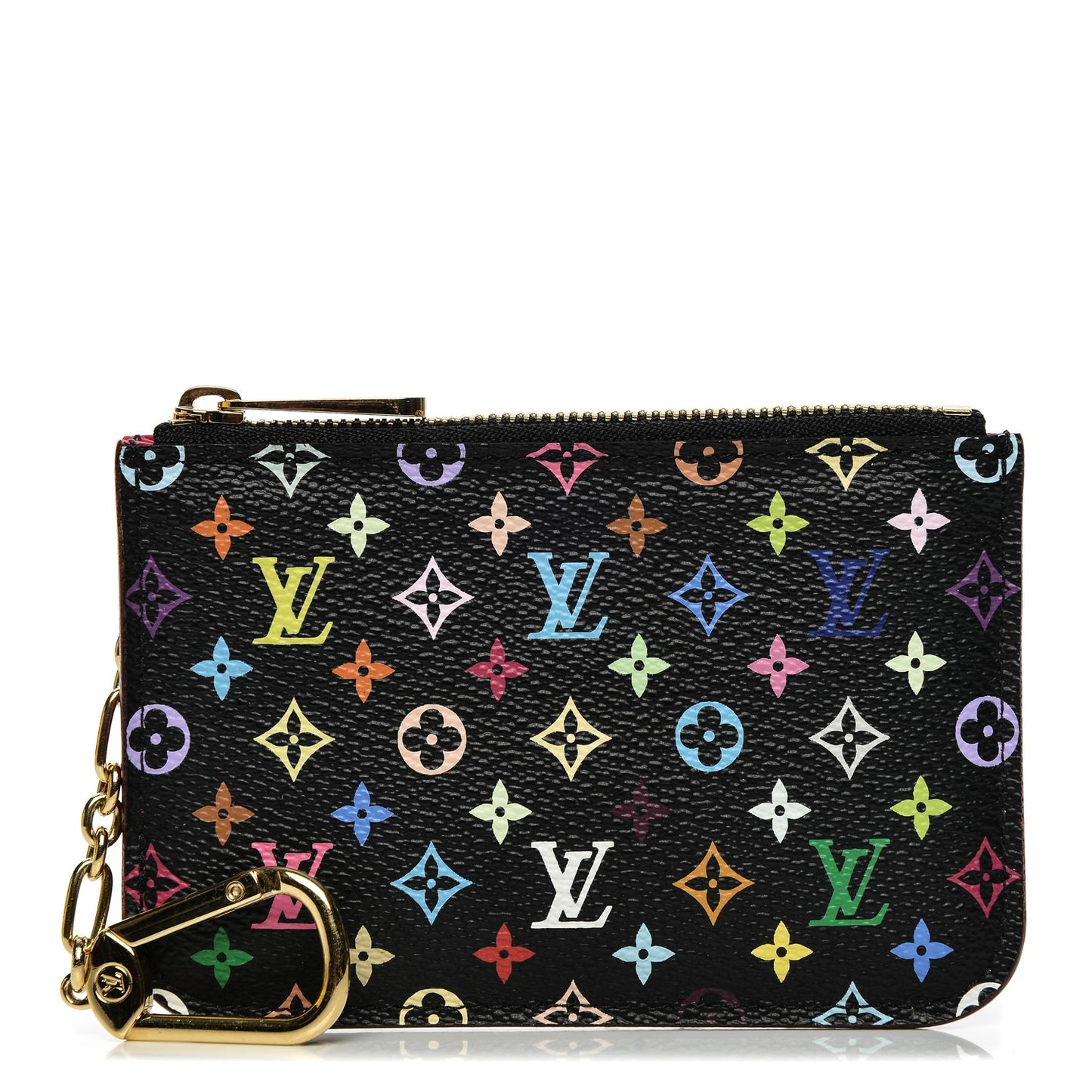 Monogram Multicolor Key Pouch Black Grenade