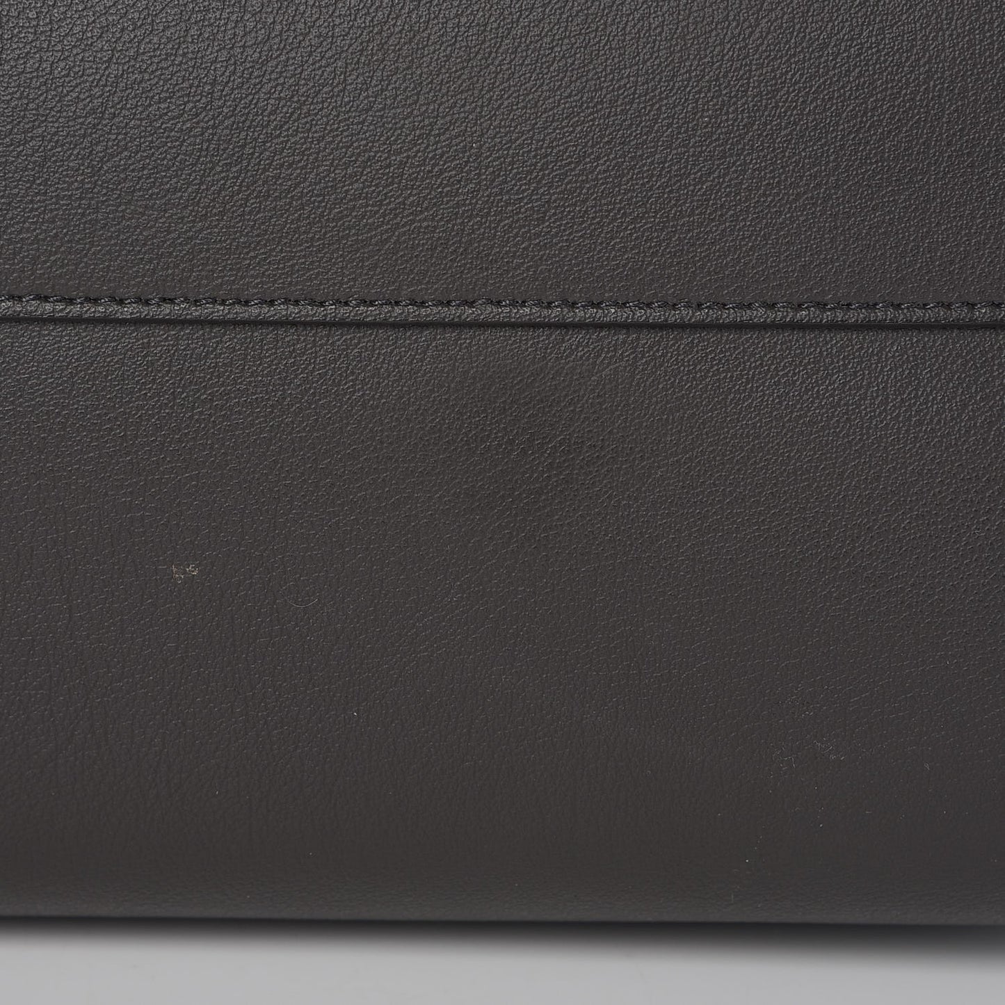 Calfskin Large Shopping Tote Dark Grey