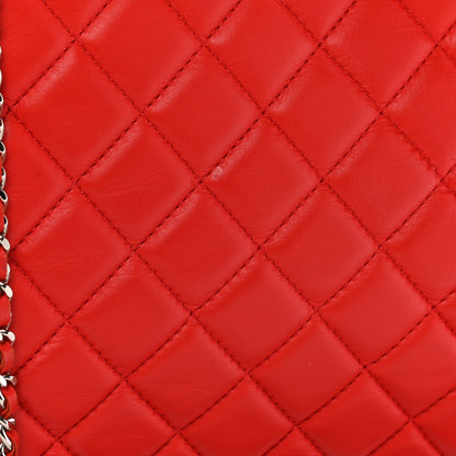 Chanel Lambskin Quilted Chanel 3 Maxi Flap Bag Red 26 of 37