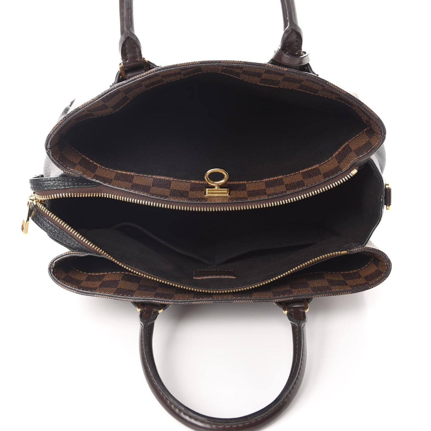Cuir Taurillon Damier Ebene Normandy Black