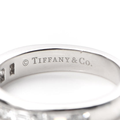 Tiffany Platinum Diamond 3mm Channel-Set Band Ring 52 6 4 of 5