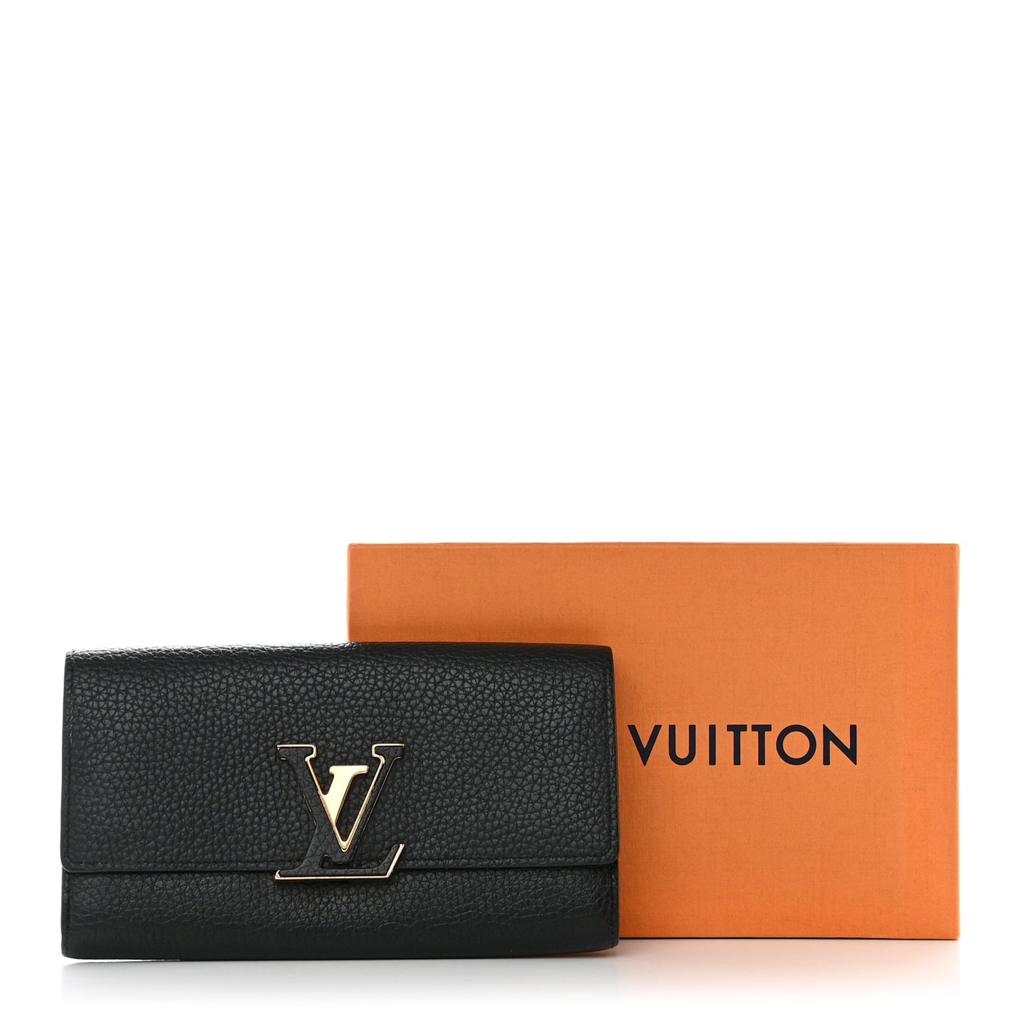 Taurillon Capucines Wallet Black