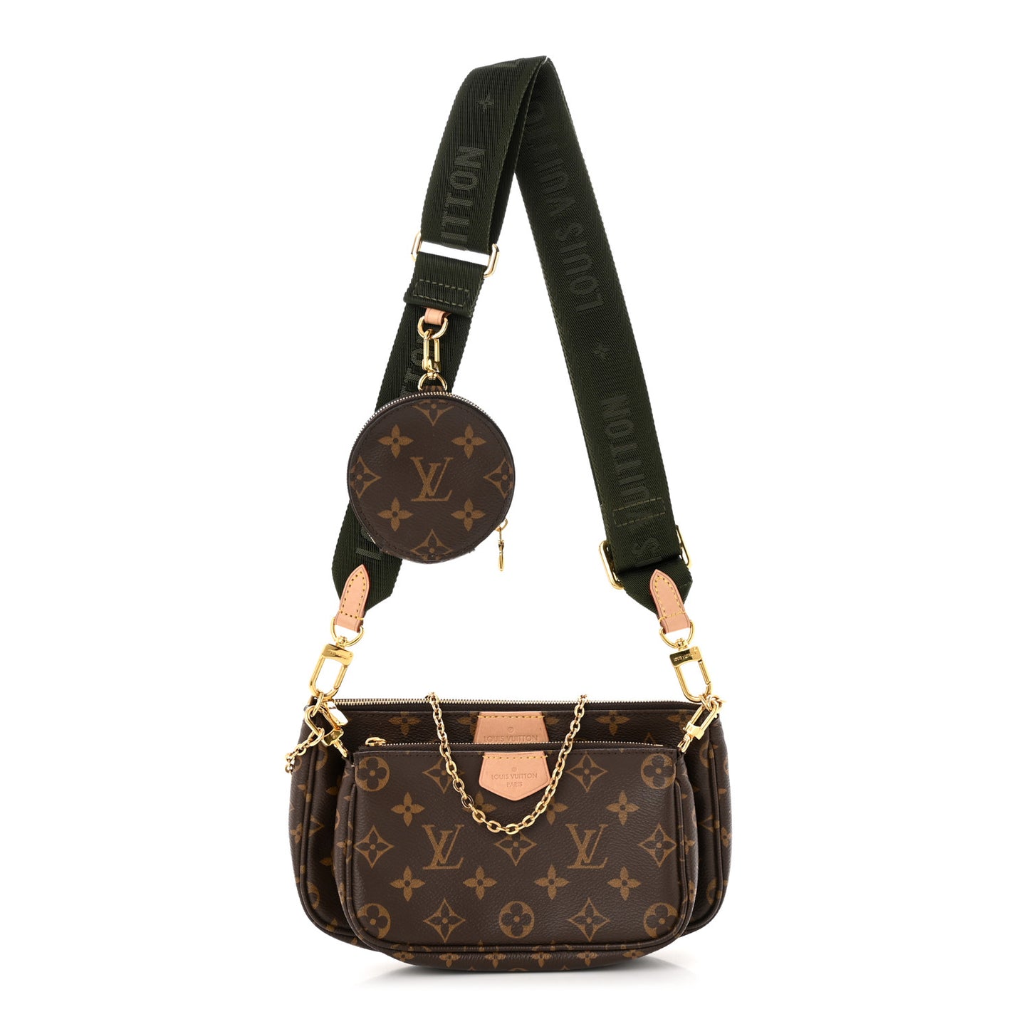 Monogram Multi Pochette Accessories Kaki