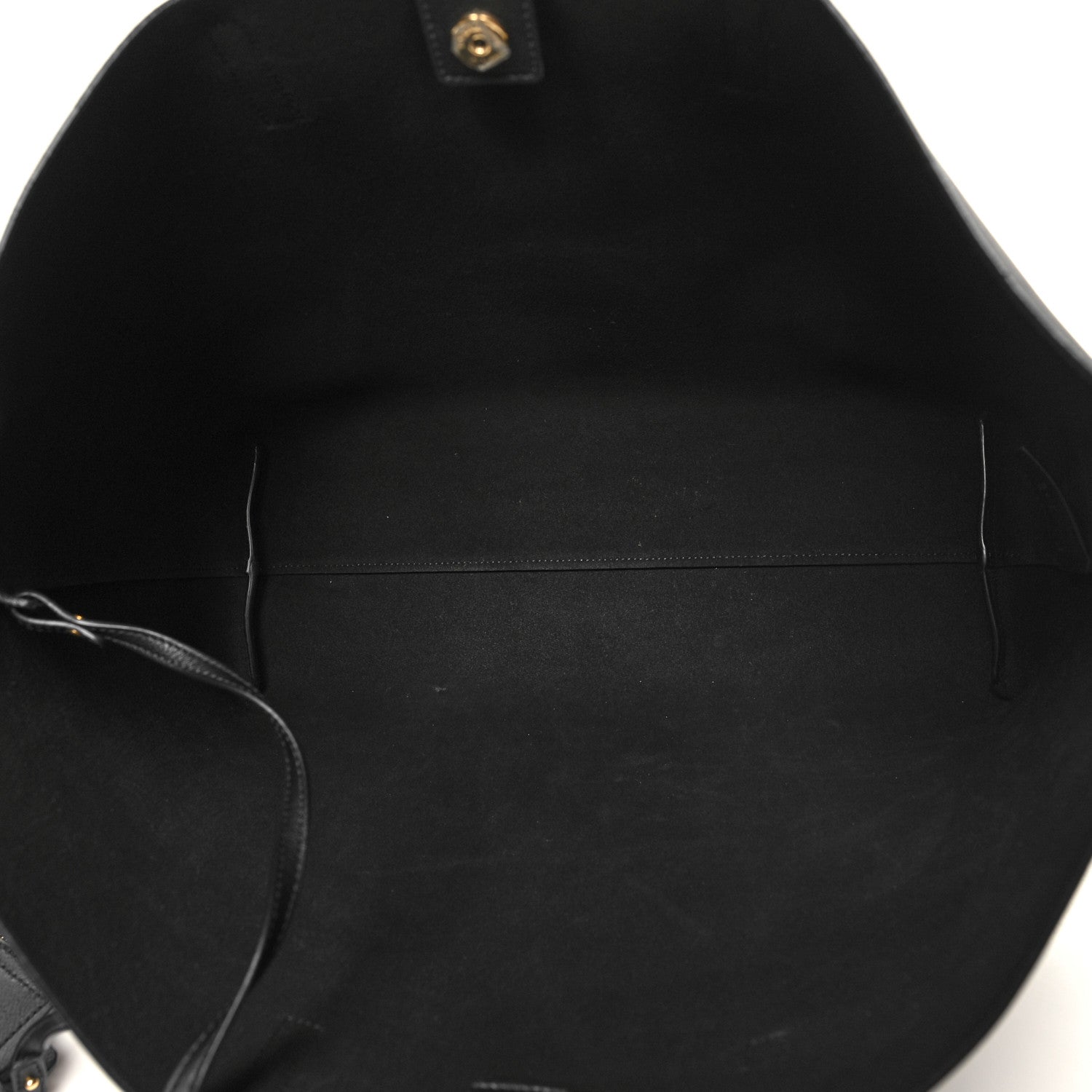 Saint Laurent Calfskin Large Shopping Tote Black 6 of 12