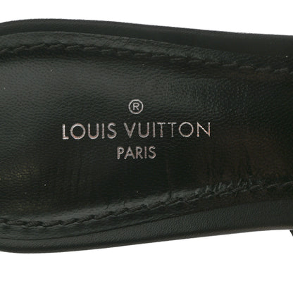 Louis Vuitton Satin Calfskin Citizen Thong Sandal 36 Black 6 of 7