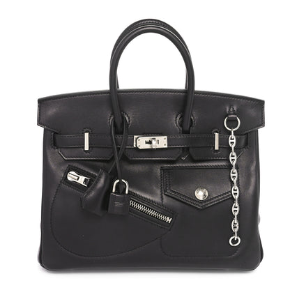 Hermes Veau Volupto Rock Birkin 25 Black 1 of 11