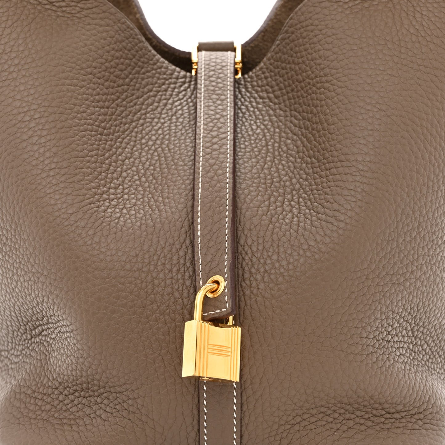 Taurillon Clemence Picotin Lock 22 MM Etoupe