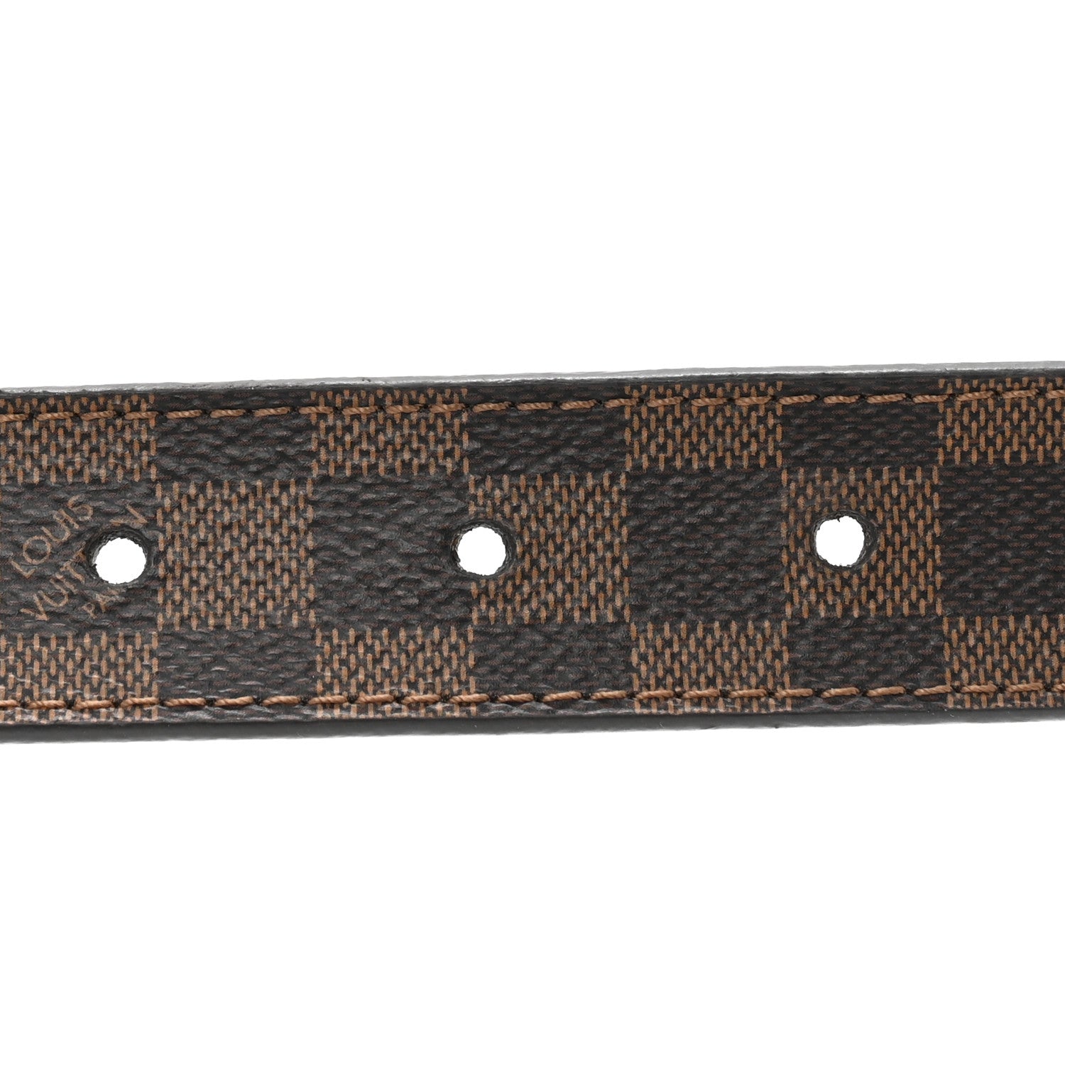 Louis Vuitton Mini Damier Ebene 25mm LV Initiales Belt 80 32 3 of 8