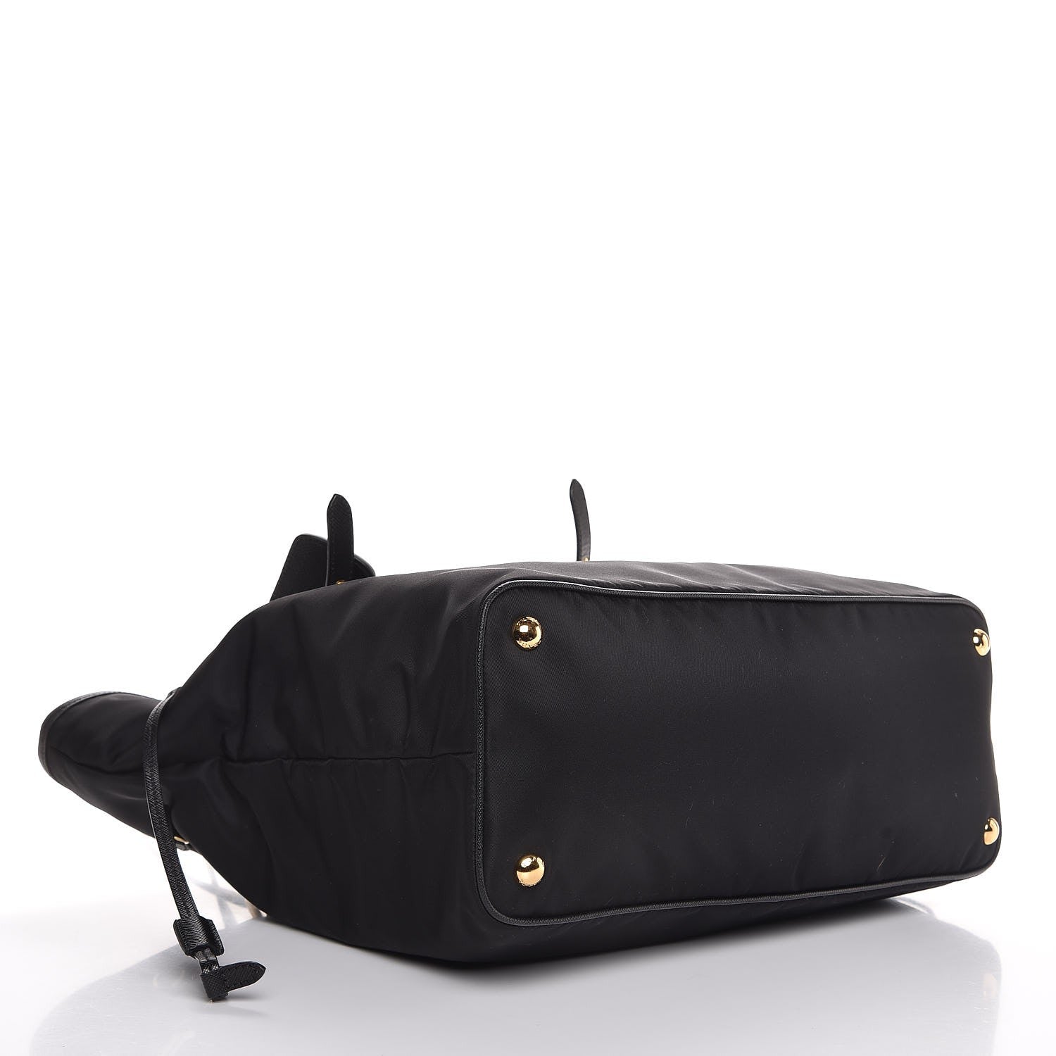 Prada Tessuto Nylon Saffiano Tote Black 4 of 8