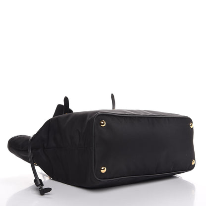 Prada Tessuto Nylon Saffiano Tote Black 4 of 8